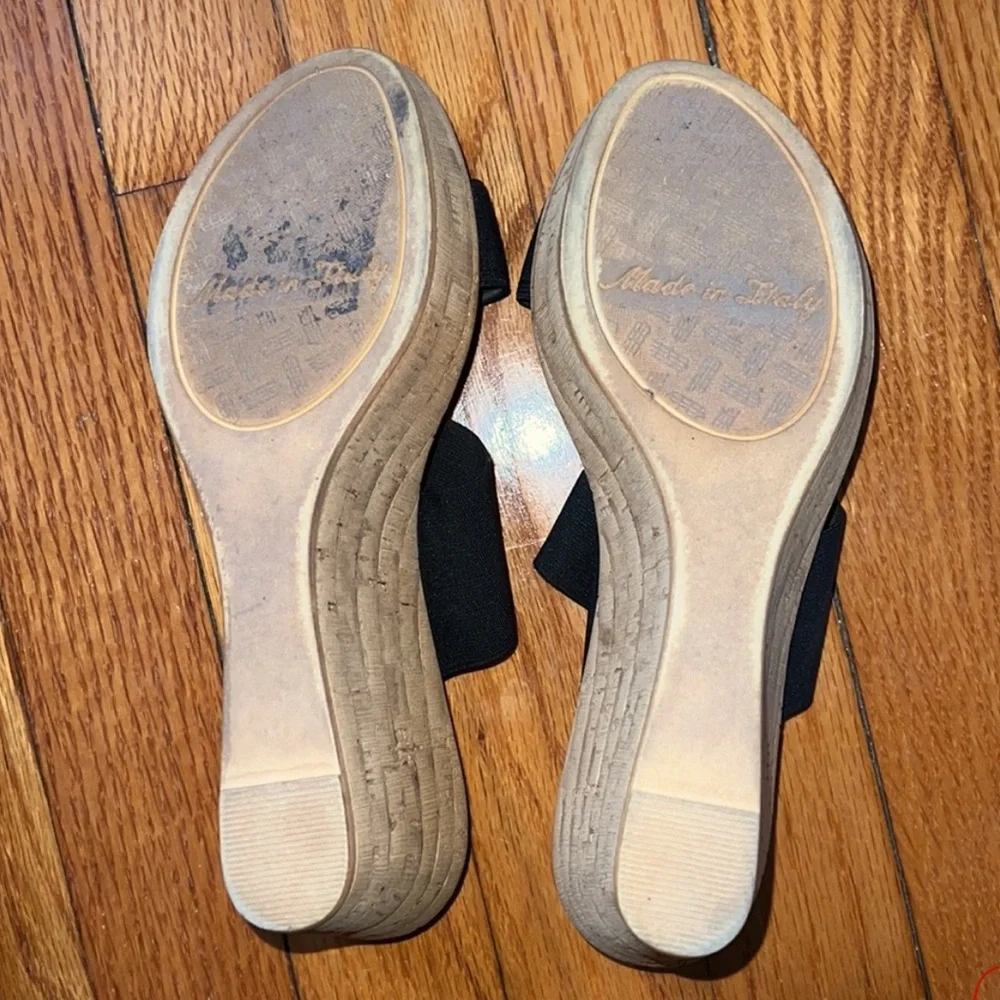 Italiana Wedge Slip on Sandal’s